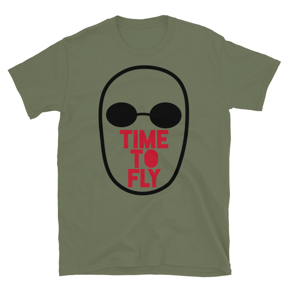 The Matrix Time To Fly TShirt - Military Green Color - https://ascensionemporium.net